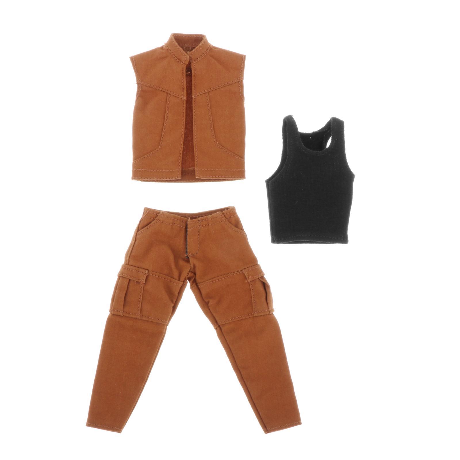 HiPlay Gilet Nero Scala 1/6 Per Action Figure Femminili - Costume Per Bambole 12 Pollici Phicen/TBLeague JODY13