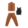 thumbnail image 3 of Kokiya 1/12 Dolls Coat Action Figure Doll Clothes Outfit 1/12 Scale Male Figure Clothes Coffee, 3 of 9