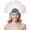 White, variant on JJHGVB Women’s 1920s Flapper Headpiece, Elastic Sequined Headband with Large Fluffy and Jewel Decoration, Hair Accessory for Christmas Parties and Holidaythemed Outfits Yellow One Size