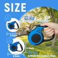thumbnail image 2 of Retractable Dog Leash Automatic Telescopic Tractor Dog Tape, Pet Tape 10/16 FT Durable and Convenient, with Non-Slip Handle, Suitable for Small and Medium-Sized Dogs Blue, 2 of 6