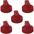 thumbnail image 1 of BBQ Gas Stove Control Knobs 50mm Replacement 5 Pack Red, 1 of 8