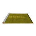 thumbnail image 2 of Ahgly Company Machine Washable Indoor Square Abstract Yellow Modern Area Rugs, 8' Square, 2 of 4