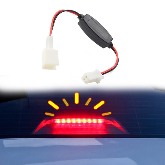 NS Auto High Mount 3rd Brake Taillight Light LED Strobe Flash Module Wiring Box for Civic Sedan 2016-2021