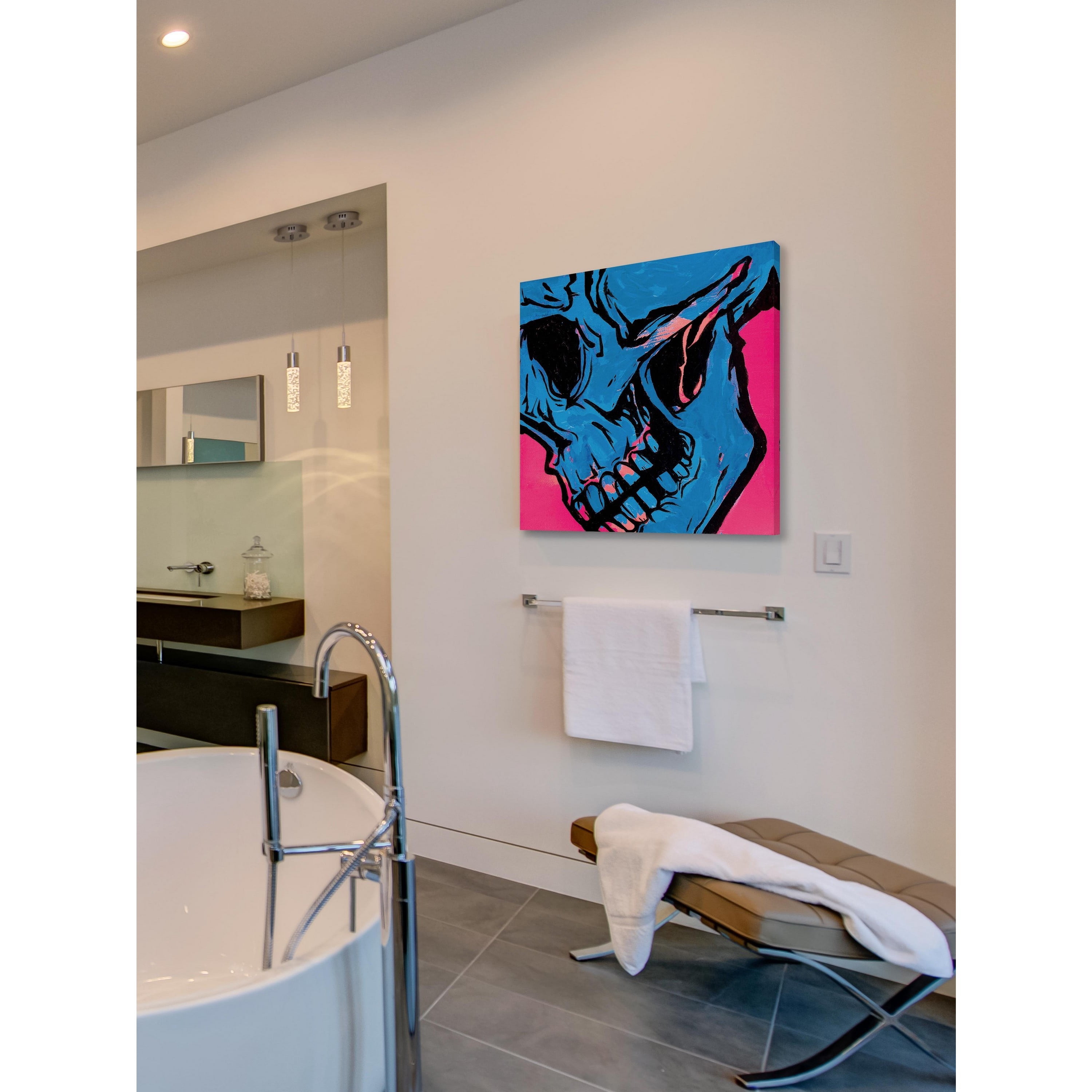 Marmont Hill "Skull 2" Print on Canvas