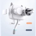 thumbnail image 3 of de coche inalámbrico con forma de gato Soporte para teléfono móvil con montaje en salida de aire Sujeción automática de liberación rápida blanco shamjiam Soporte de carga para teléfono de coche, 3 of 8