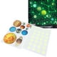 thumbnail image 5 of Pegatinas de pared de planetas oscuros que brillan, herramienta de aprendizaje planetas de estrellas brillantes PVC educativo Top 10 pegatinas de planetas 110 estrellas para sala, 5 of 8