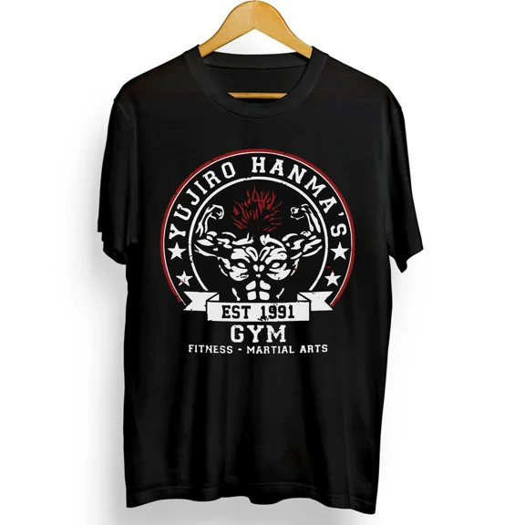 RARE Baki the Grappler new T Shirt Baki Hanma Manga Yujiro Hanma Baki uniex T-Shirt