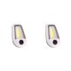 thumbnail image 1 of Sonducket Lámparas de inducción de luz nocturna Protección ocular Equipo para exteriores Mini antorcha Dormitorio ABS Resistencia al desgaste Blanco 2piezas, 1 of 6