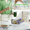 thumbnail image 4 of 2 Pieces X Shaped Acrylic Book Stand, Clear Open Book Holder, Transparent Magazine Cookbook Recipe Bible Stand Display Rack for Reading Textbook Desk (Small & Large), 4 of 7