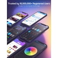 thumbnail image 3 of Govee LED Strip Lights, 65.6ft WiFi RGB Strip Lights Work with Alexa and Google Assistant, Smart App Control, 64 Scenes, Music Sync, DIY LED Lights for Bedroom, Kitchen, Party, Living Room, TV, 3 of 8