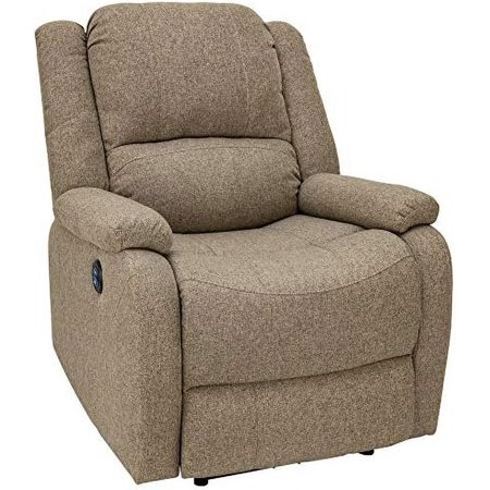 RecPro Charles Collection | 30" Powered Zero Wall RV Recliner | Wall Hugger Recliner | RV Living Room (Slideout) Chair | RV Furniture | RV Chair | Cloth (Oatmeal, 1 Chair)