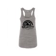 thumbnail image 1 of Gravity Outdoor Co. Womens Racerback Tank - Black Logo - Urban Grey - M, 1 of 1