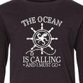 thumbnail image 4 of Inktastic Ocean is Calling Cute Nautical Octopus Long Sleeve Youth T-Shirt, 4 of 5