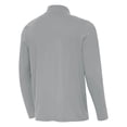 thumbnail image 3 of Men's Antigua Gray Philadelphia 76ers St. Patrick's Day Intent Quarter-Zip Jacket, 3 of 4