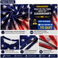 thumbnail image 7 of Omeoer Funny Manager Leadership T-Shirt Office Humor Meme Graphic Tee Patriotic American Flag Short Sleeve Shirt for Men Women, 7 of 7