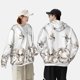 thumbnail image 4 of Fotbe Japanese White Cranes Chaqueta con Protección Solar UPF 50+ para Hombre y Mujer, Camisa con Capucha y Bolsillos-X-Large, 4 of 7