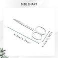 thumbnail image 5 of ​​LYINGF​​ Precision Grooming Scissors for Eyebrows and Mustache - Small Stainless Steel Eyelash, Nose, and Beard Trimming Scissors, Professional Personal Care Tools for Detailed Grooming, 5 of 8