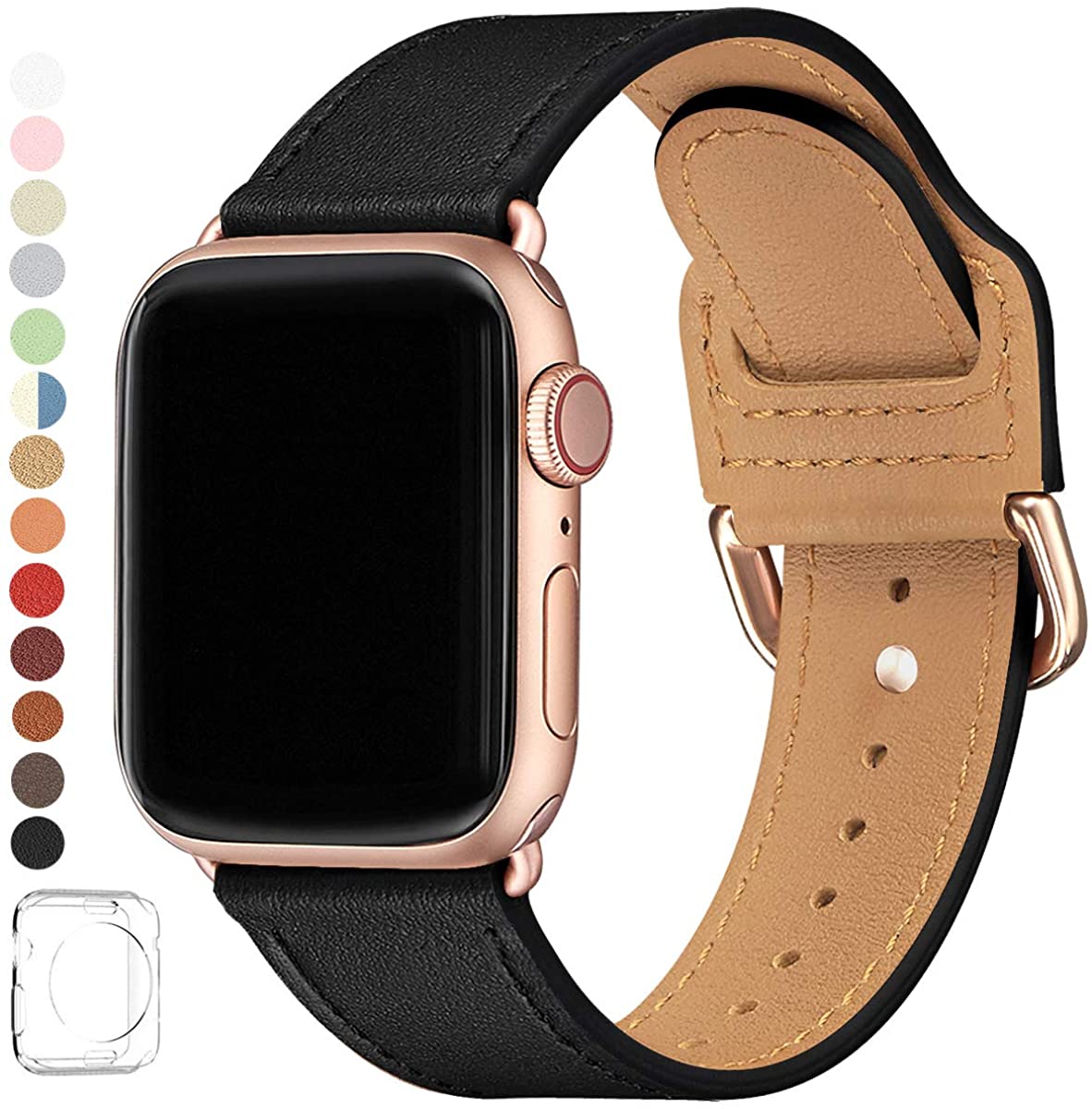 apple watch series 4 gold black band