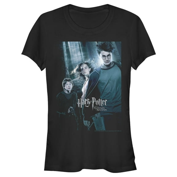 Junior's Harry Potter Prisoner of Azkaban Poster Graphic Tee Black 2X Large