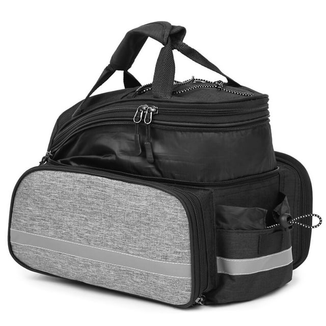 Bicycle Rear Seat Bag Multifunction Expandable Waterproof MTB Bicycle Pannier