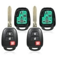 thumbnail image 2 of NEW Keyless Entry Remote Car Key Fob For 2013-2015 Toyota Rav4 2014-2016 Prius C V H Chip 3 BUTTON HYQ12BEL 315Mhz (2 Pack), 2 of 3