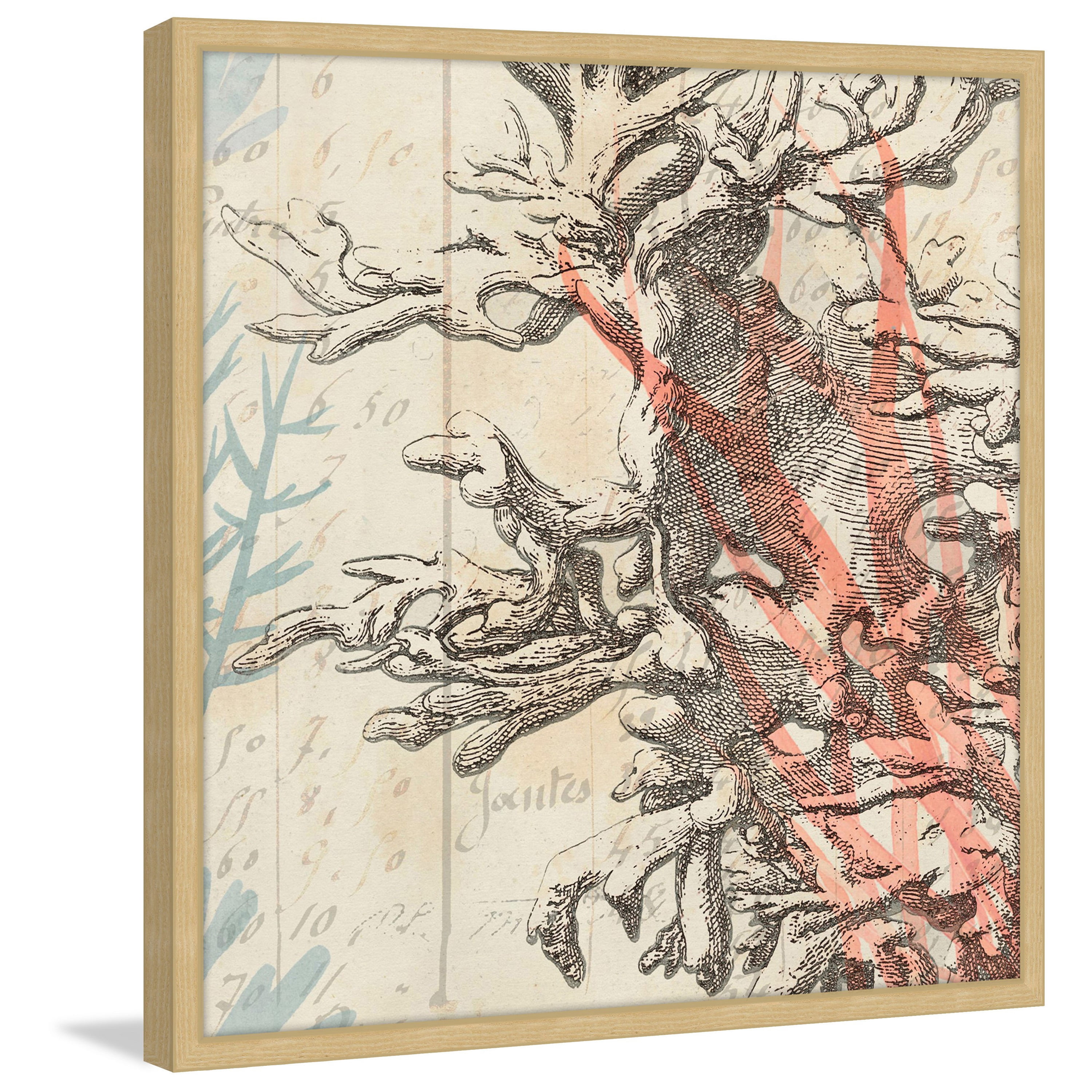 Marmont Hill "Sea Ephemera IV" Framed Painting Print