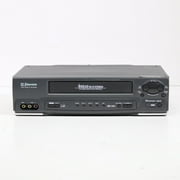 Pre-Owned Emerson EWV601 VCR/ VHS Player HiFi Stereo 4 Head - w/Remote, Manual, A/V Cables