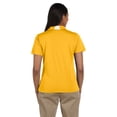thumbnail image 3 of Harriton Side Blocked Micro-Pique Polo (M355W) Gold/White, 2XL, 3 of 3
