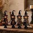 thumbnail image 4 of Vintage Primitive Witch Statue For Halloween Decorations,Fall Witch Figurines Decor,Indoor Tabletop Decor For Halloween Fall Thanksgiving Gift(4Pcs), 4 of 4