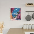 thumbnail image 6 of Rateoe Colorful Mediterranean Village Pattern Decorative Picture – Unique Modern Wall Art, Ready-to-Hang Canvas Print for Home (Vertical), 6 of 6