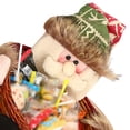 thumbnail image 5 of Naiovety Cesta de dulces de Navidad Papá Noel Muñeco de nieve Ciervo Niños Fruta pequeña Soporte de decoración de Kits de decoración para fiestas TYPE1, 5 of 5