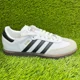 thumbnail image 1 of Adi - das Samba OG Mens Size 6 White Black Gum Athletic Leather Shoes Sneakers, 1 of 6