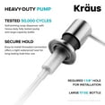 thumbnail image 6 of Kraus KSD-53SFSMB Kitchen Soap Lotion Dispenser Spot Free St. Steel/Matte Black, 6 of 7