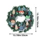 thumbnail image 3 of ¡Rebajas en decoraciones navideñas! PRETXORVE: Corona navideña luminosa para árbol de Navidad, simulación de decoración para casas pequeñas, corona navideña, decoración para ventanas y puertas., 3 of 5