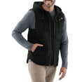 thumbnail image 3 of Wrangler Workwear Men's & Big Men's Quilted Lined Duck Vest with Hood, Sizes S-5XL, 3 of 6