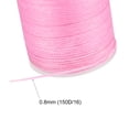 thumbnail image 3 of Unique Bargains Pink Polyester Waxed Leather Sewing Thread, 98 Yards, 3 of 5