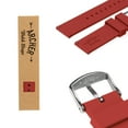 thumbnail image 6 of Archer Watch Straps - Silicone Quick Release Soft Rubber Replacement Watch Bands for Men and Women (Venetian Red, 19mm), 6 of 6