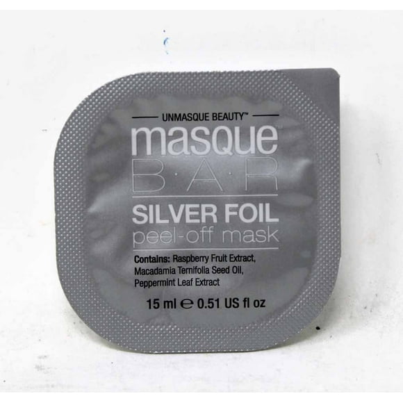 Masque Bar Masque Pelable en Feuille d'Argent 0.51 Onces
