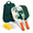Green Goat, variant on Cat Print Fiberglass Pickleball Paddle Set of 2 with Balls and Carry Bag