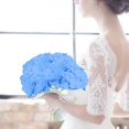 thumbnail image 3 of Puntoco Cabeza De Hortensia Simulada Azul Claro Decoración De Flores De Seda tocado Floral De Boda Arco Al Por Mayor Pared De Flores Accesorios De Tiro Hechos A Mano Diy,Decoración Hogareña, 3 of 5