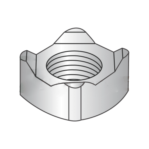 M81.25 Square Weld Nuts / 4 Projections / 188 Stainless Steel