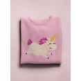 thumbnail image 3 of Cute Unicorn Jumping. Sweatshirt Women -Image by Shutterstock, Female x-Large, 3 of 4