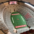 thumbnail image 3 of Brown Wisconsin Badgers 25-Layer StadiumView Lighted End Table, 3 of 6