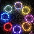 thumbnail image 3 of 2PCS Solar String Lights, LED Copper Wire Solar Fairy Lights Outdoor String Lights for Christmas Party Wedding Decoration Garden Yard 2 Pack (Colorful), 3 of 6