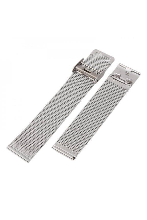 Promotion! 12-24mm Watch Band Strap Women Men Adjustable Stainless Steel Hook Buckled Wristband Bands Replacement Metal Thin Bracelet