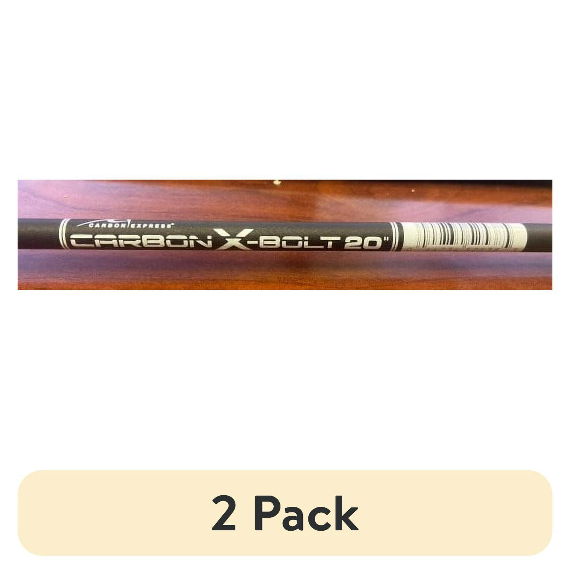 (2 pack) Carbon Express Carbon 20 Crossbow Bolt 20 Black 4 Fusion Vanes