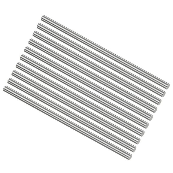 Uxcell Round Metal Rods 5.5mm x 150mm High Speed Steel (HSS) Lathe Bar Stock Tool 10 Pieces