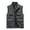 Dark Gray, variant on Mens Utility Band Collar Fishing Vest Travel Safari Cargo Outdoor Work Photo Vest Jackets with Multi Pockets