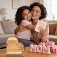 thumbnail image 6 of To My Mom Wooden Sign, Mother's Day Gifts for Mom from Daughter Son, Thank You Gifts, Moms Birthday Christmas Gift Ideas, Wooden Plaque for Home Office Bookshelf, 6 of 9
