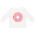 thumbnail image 3 of Inktastic Light Pink Donut Boys or Girls Long Sleeve Toddler T-Shirt, 3 of 5